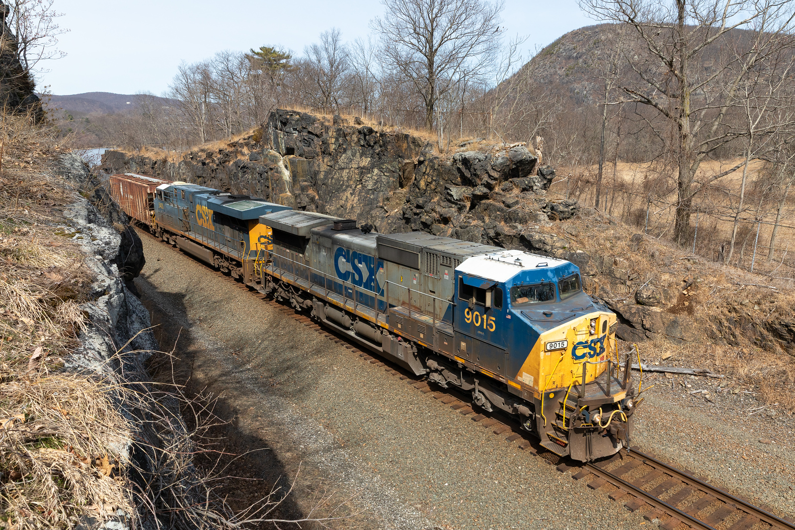 CSXT K682 @ Iona Island, NY