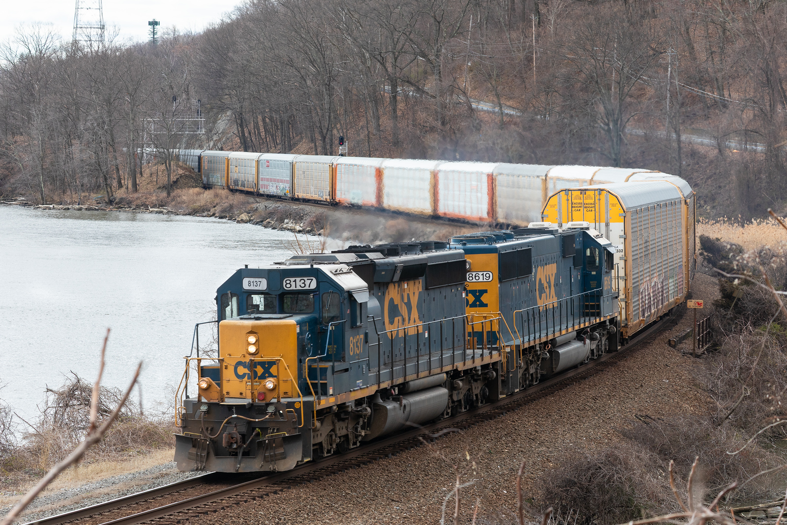 CSXT Q261 @ Tomkins Cove, NY