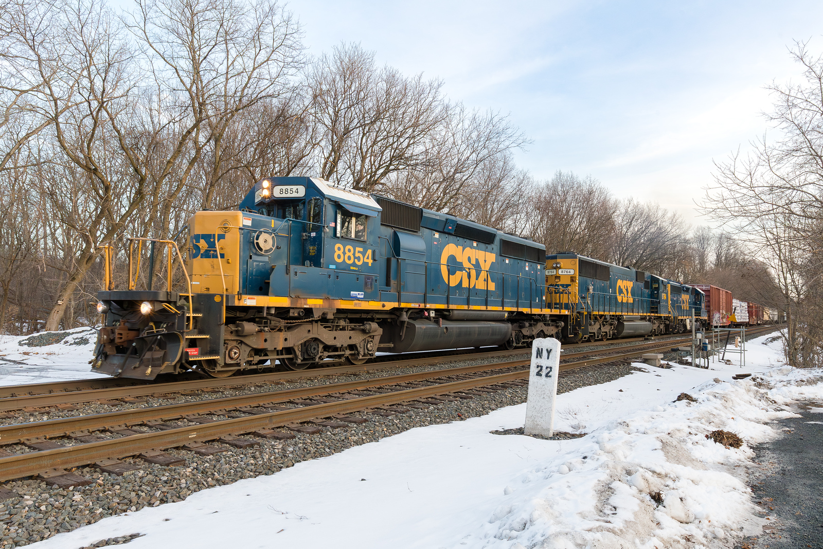CSXT Q633 @ Voorheesville, NY