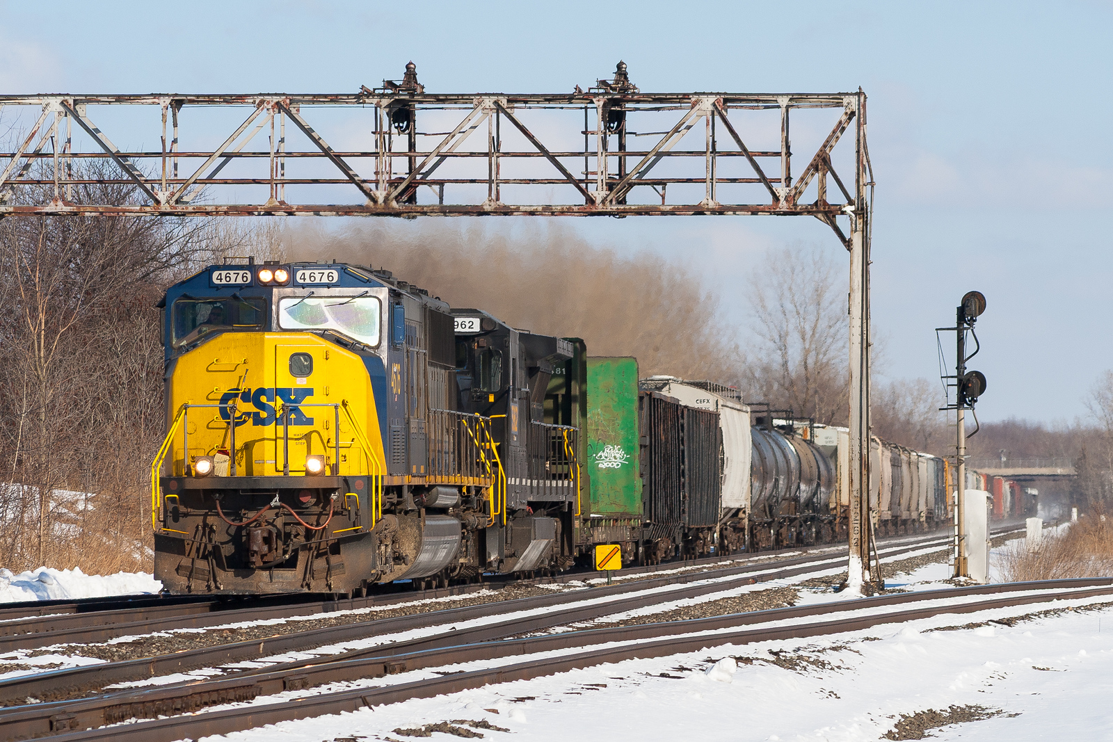 CSXT Q633 @ Chili, NY