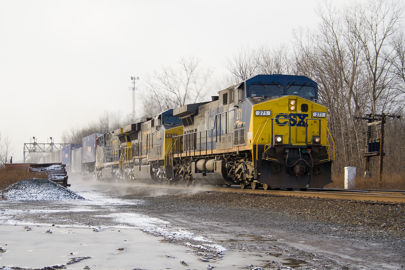 CSXT Q114 @ Chili, NY