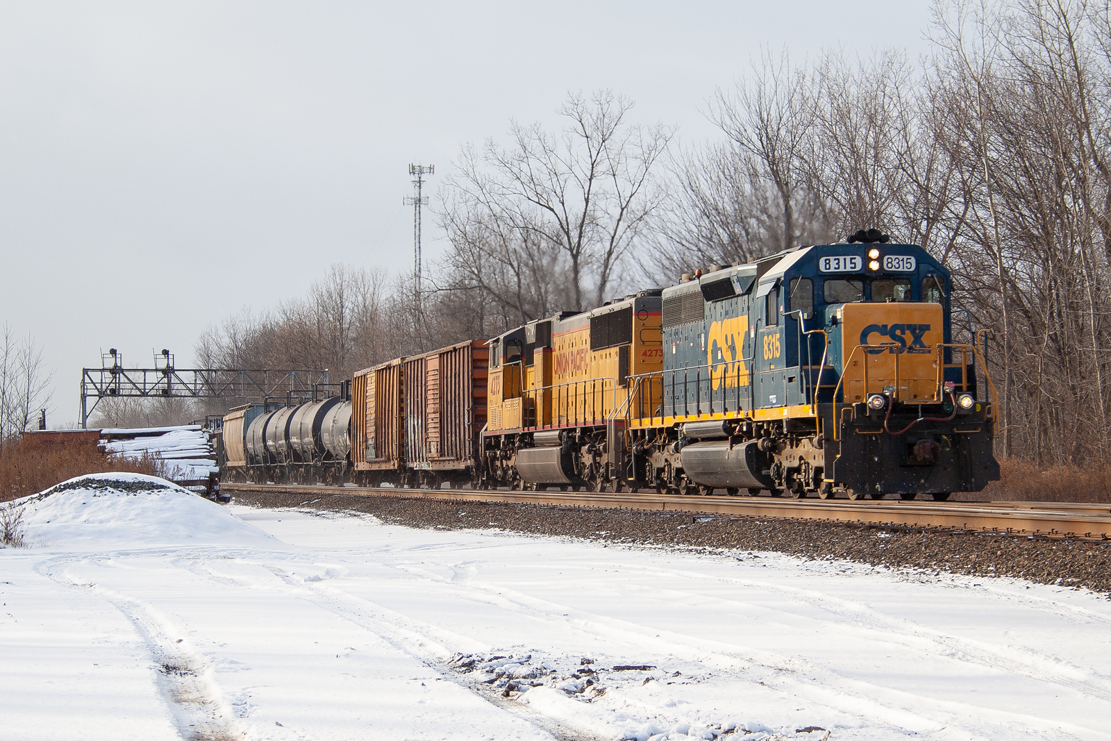 CSXT Q366 @ Chili, NY
