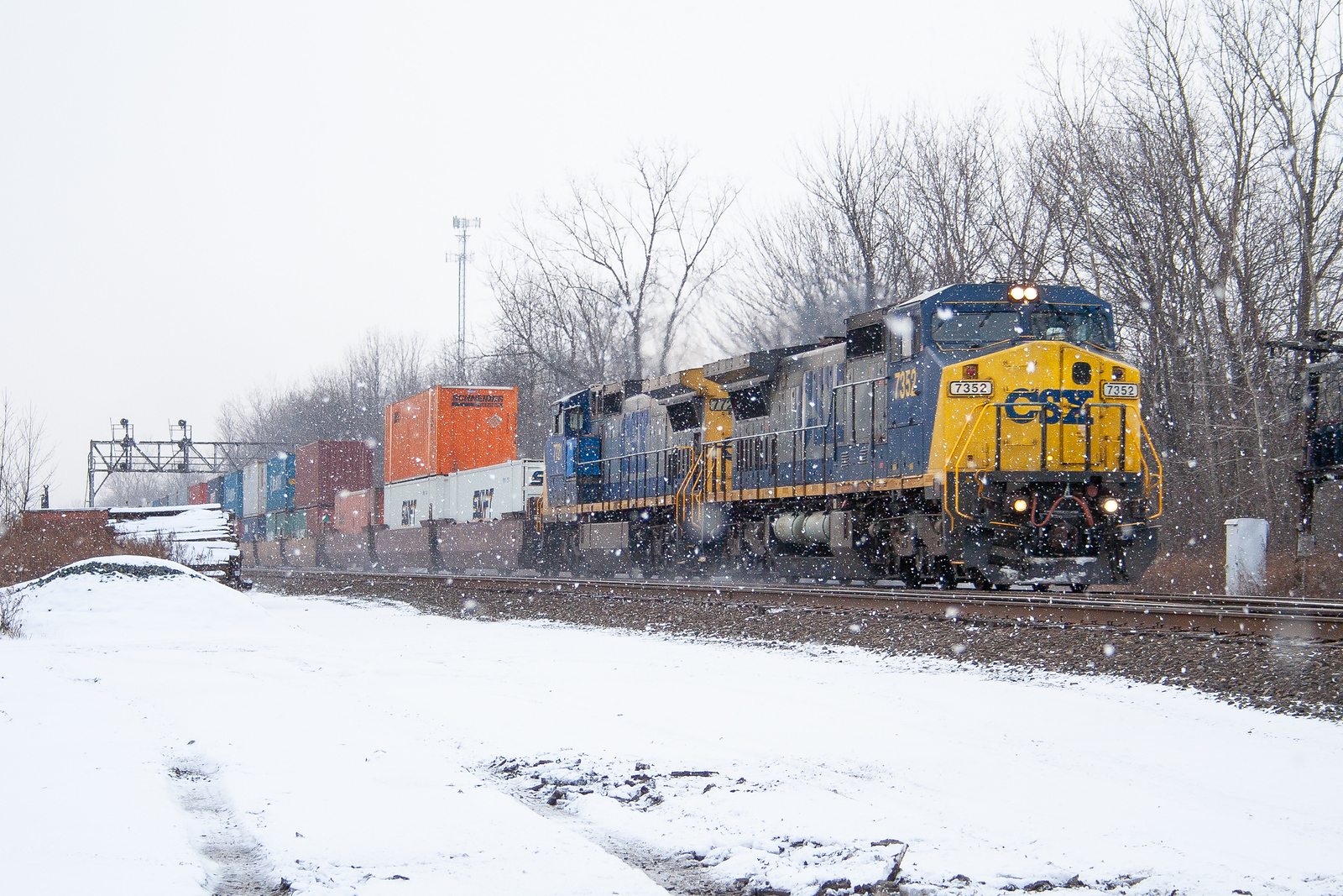 CSXT Q156 @ Chili, NY
