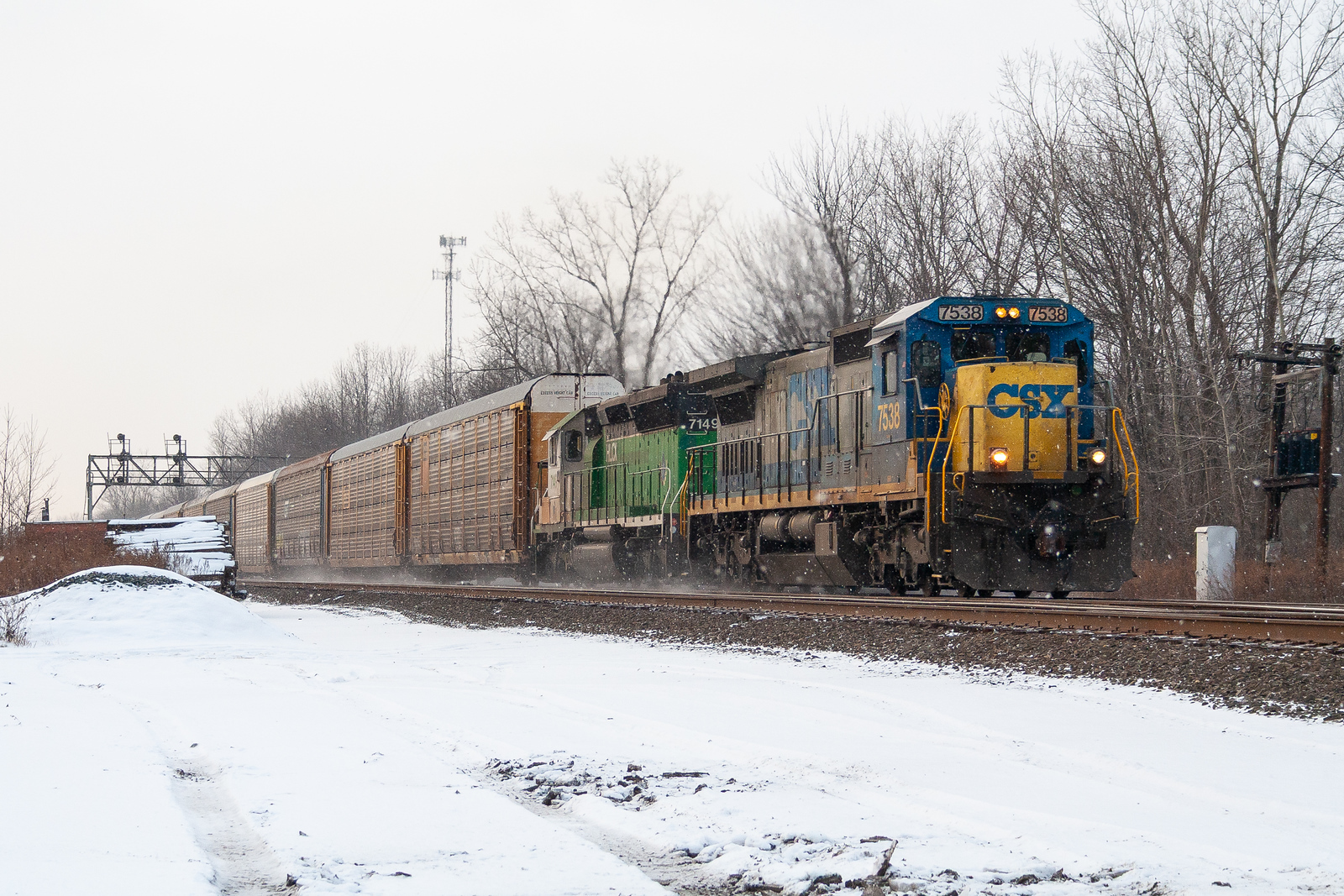 CSXT Q268 @ Chili, NY