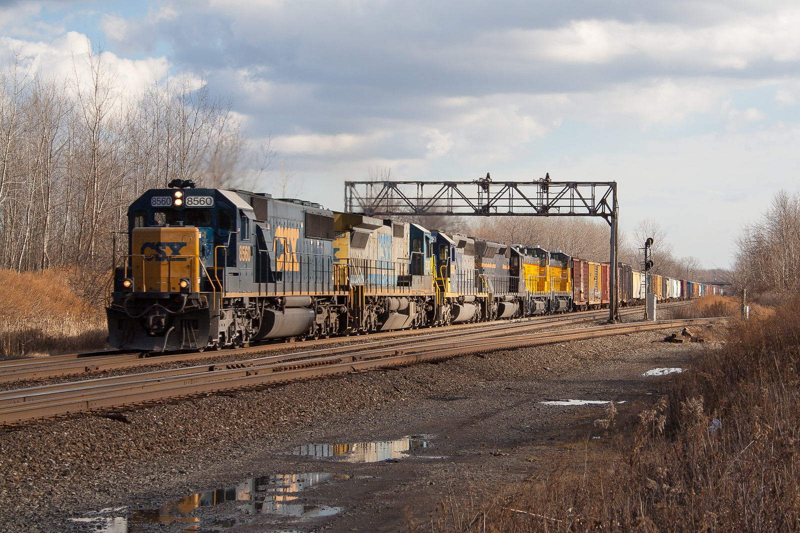 CSXT Q633 @ Chili, NY