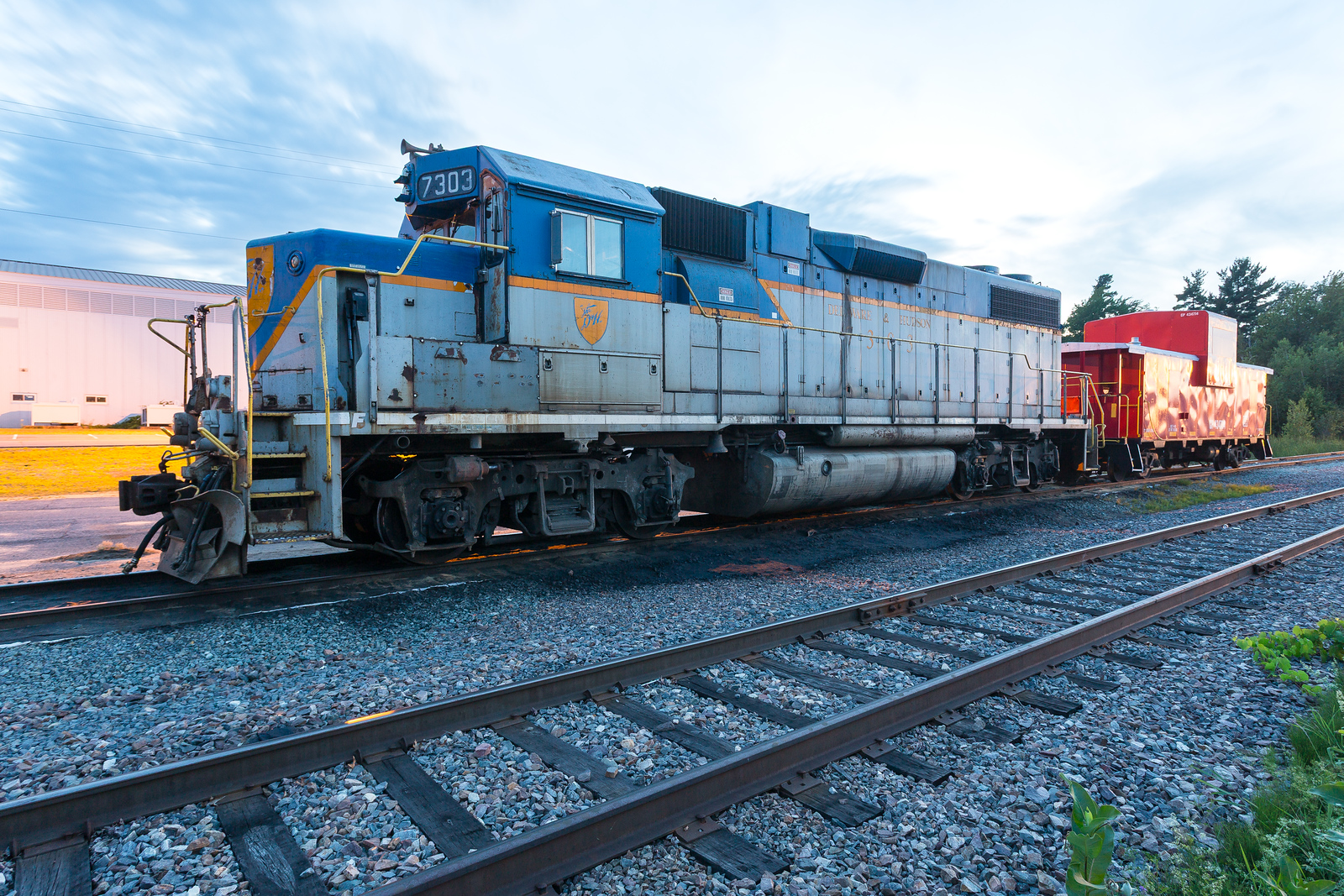 D&H 7303 @ Plattsburgh, NY