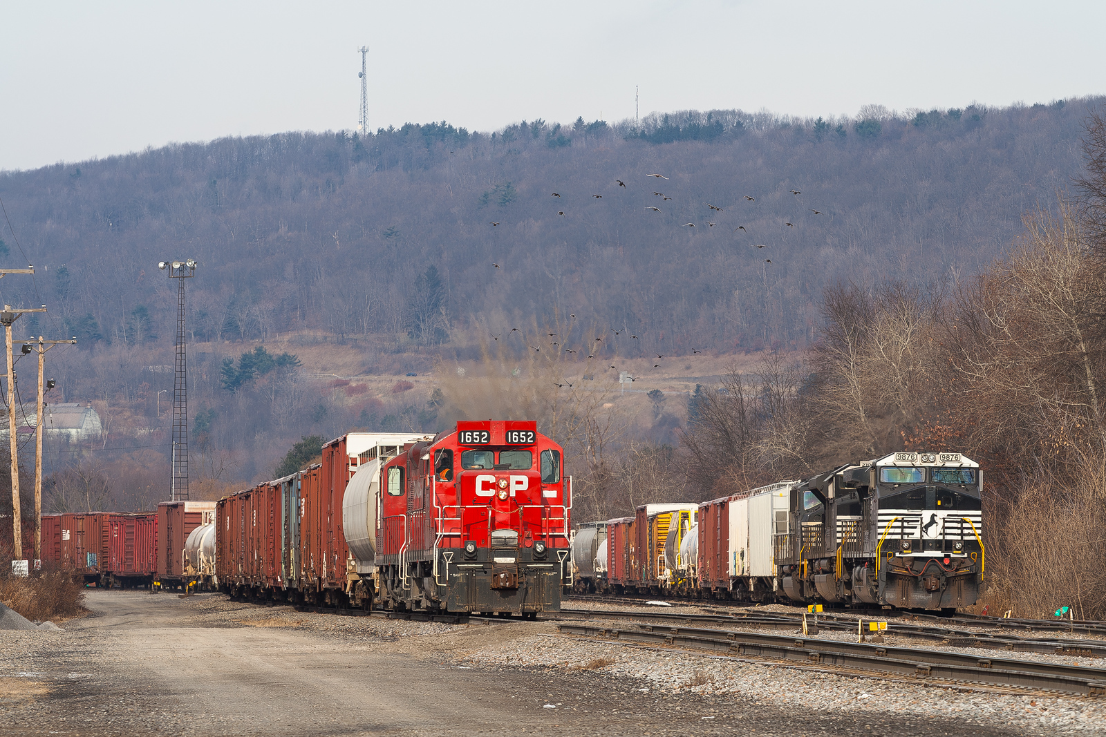 CP DB22 & CP 412 @ Conklin, NY