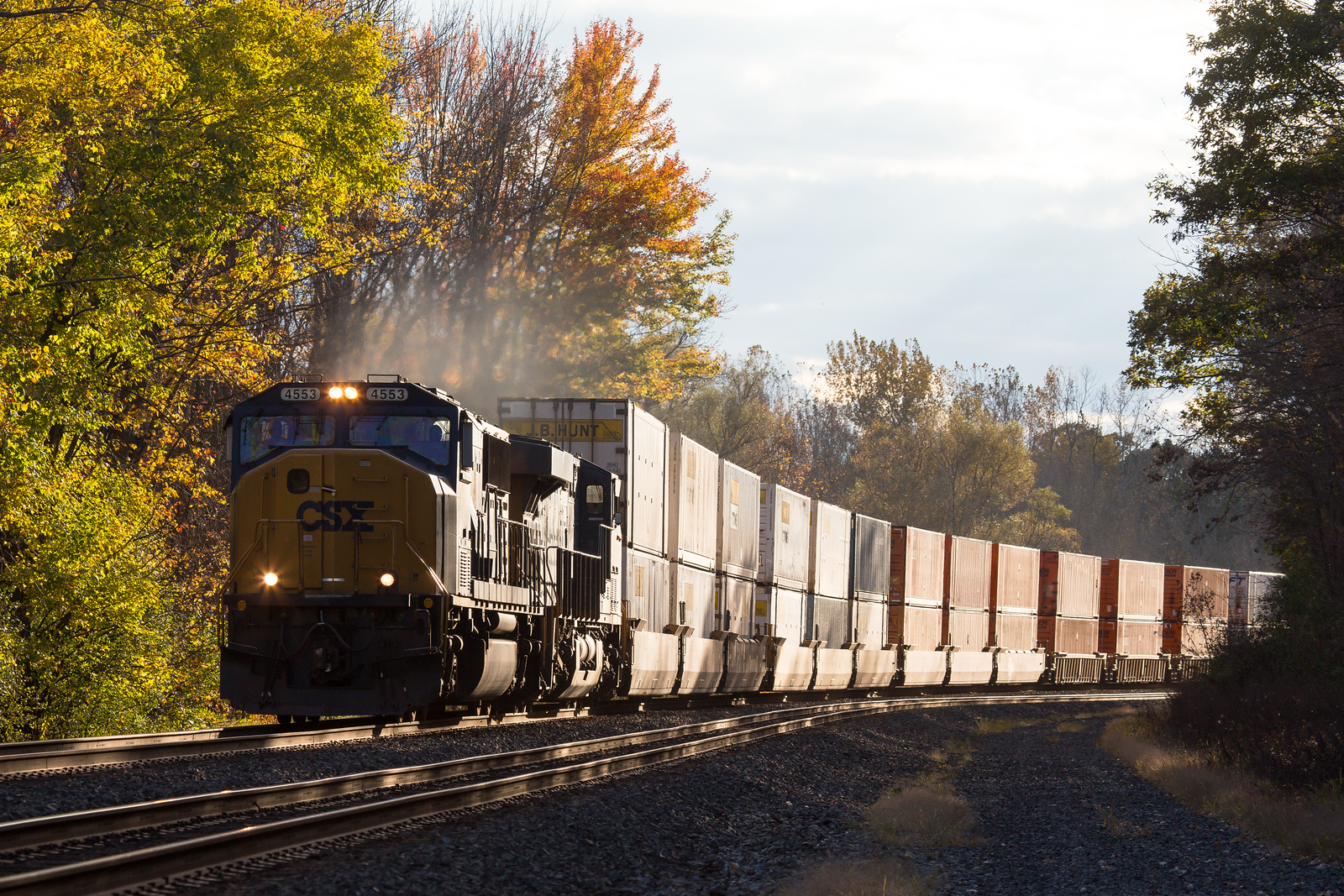 CSXT Q018 @ Lyons, NY