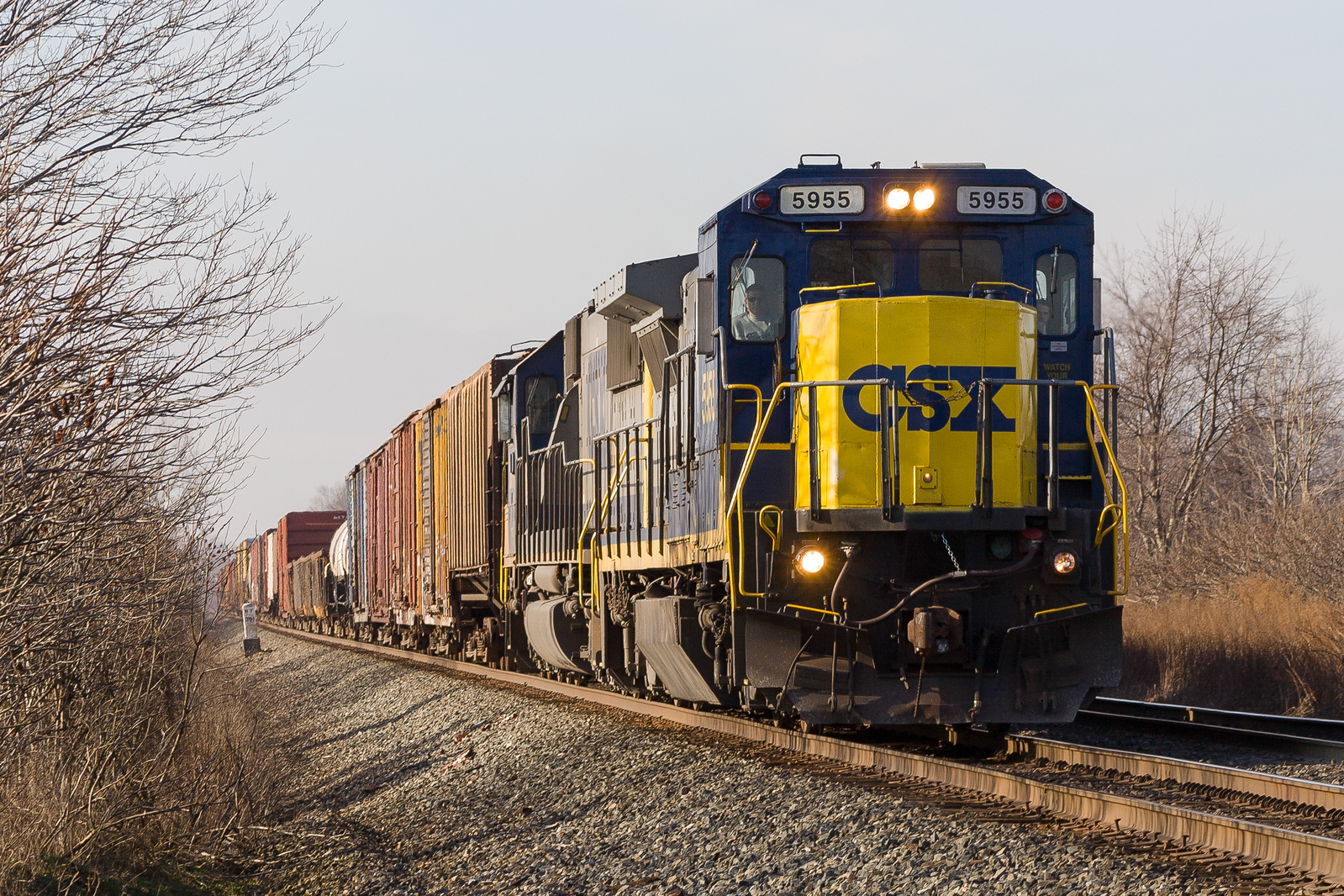 CSXT Q624 @ Bergen, NY