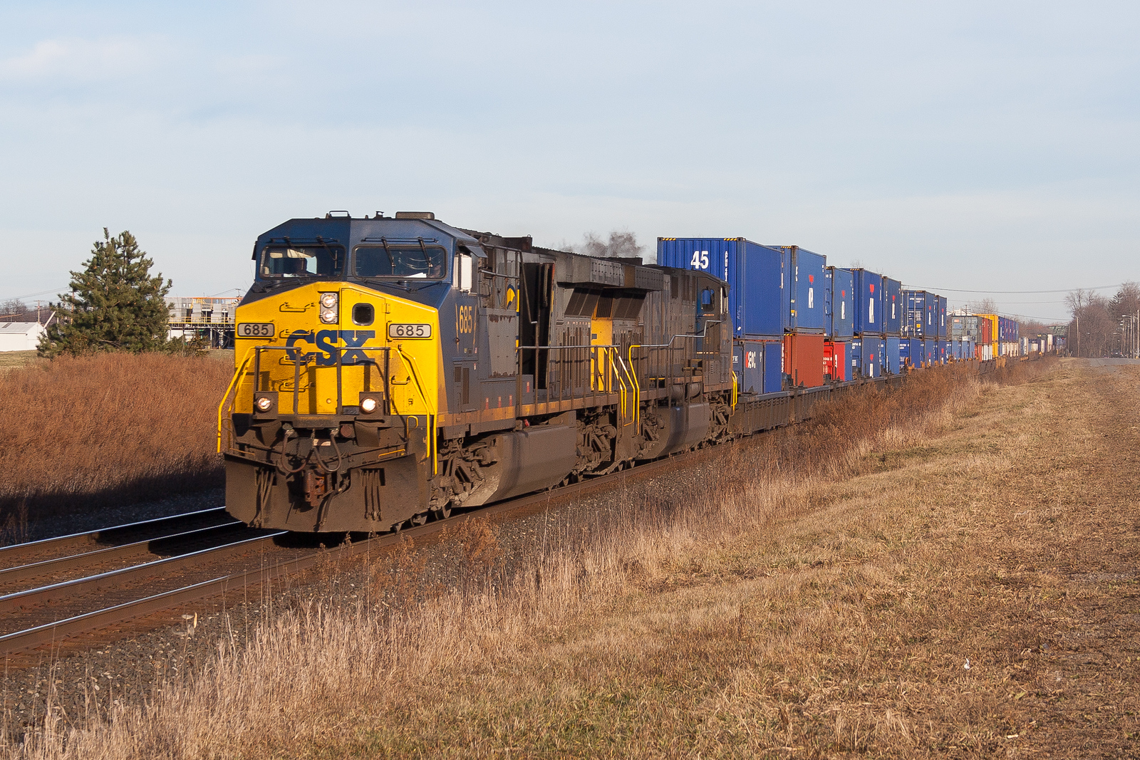 CSXT Q157 @ Bergen, NY
