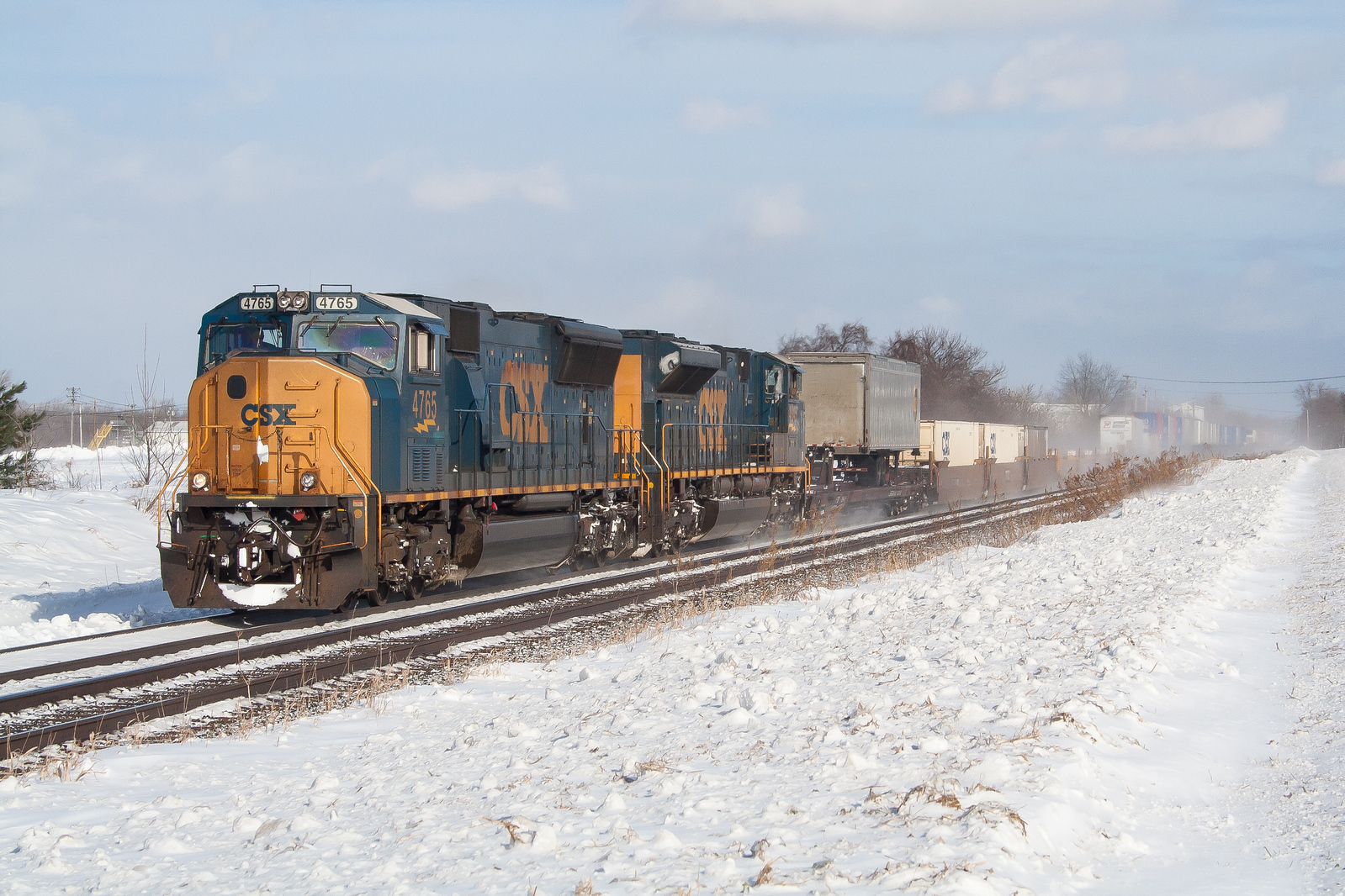 CSXT Q117 @ Bergen, NY