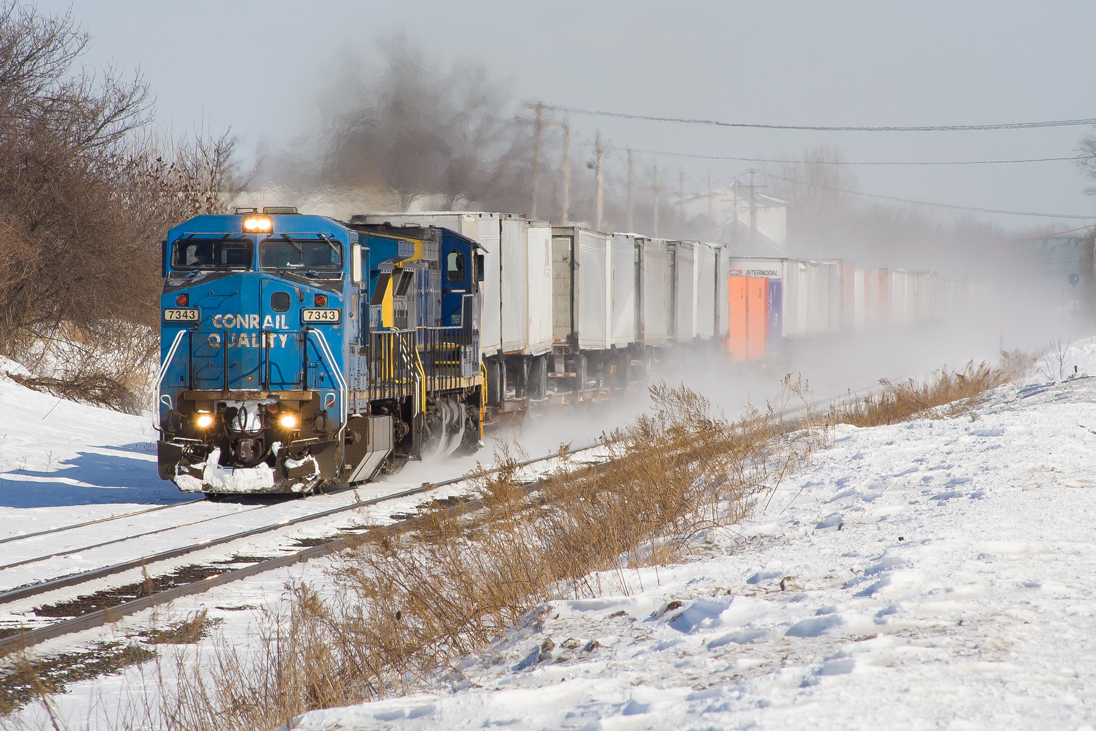 CSXT Q109 @ Bergen, NY