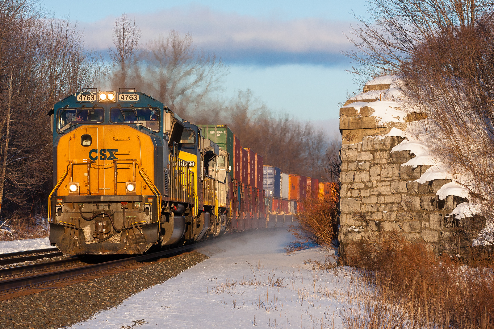 CSXT Q115 @ Churchville, NY