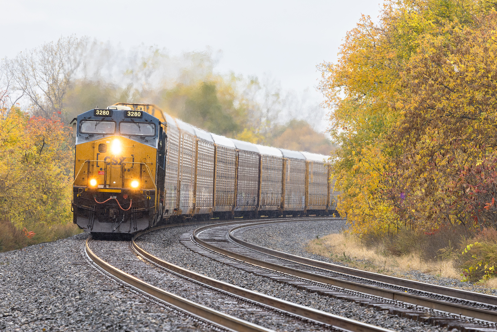 CSXT M264 @ South Byron, NY