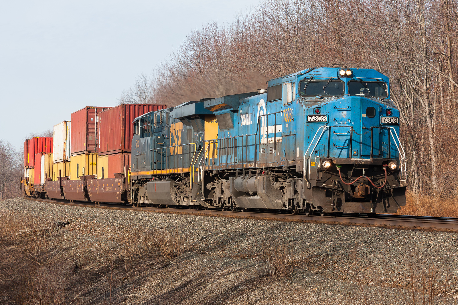 CSXT Q112 @ Churchville, NY