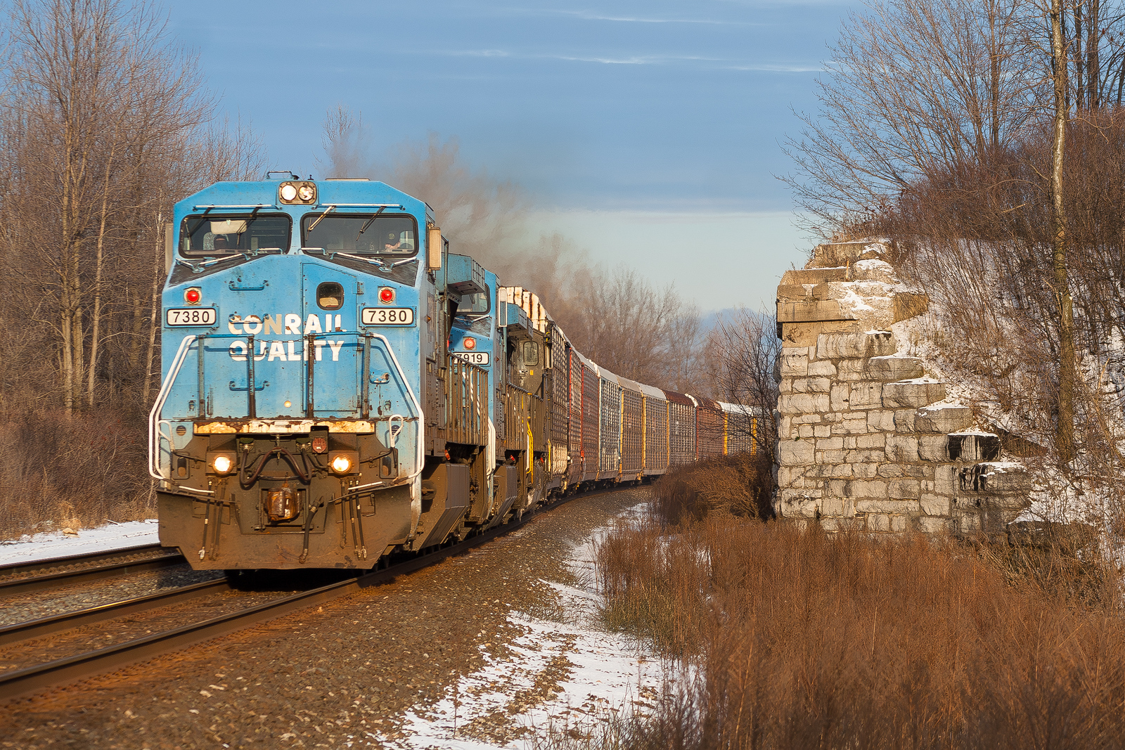 CSXT Q285 @ Churchville, NY