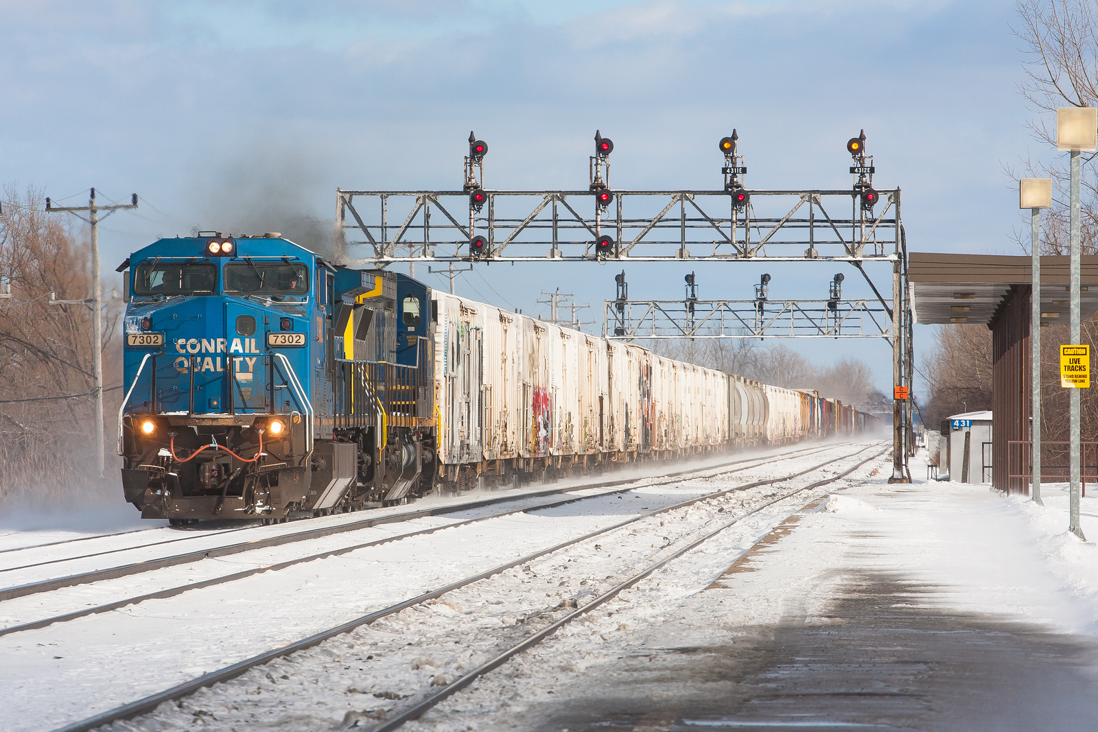 CSXT Q393 @ Depew, NY