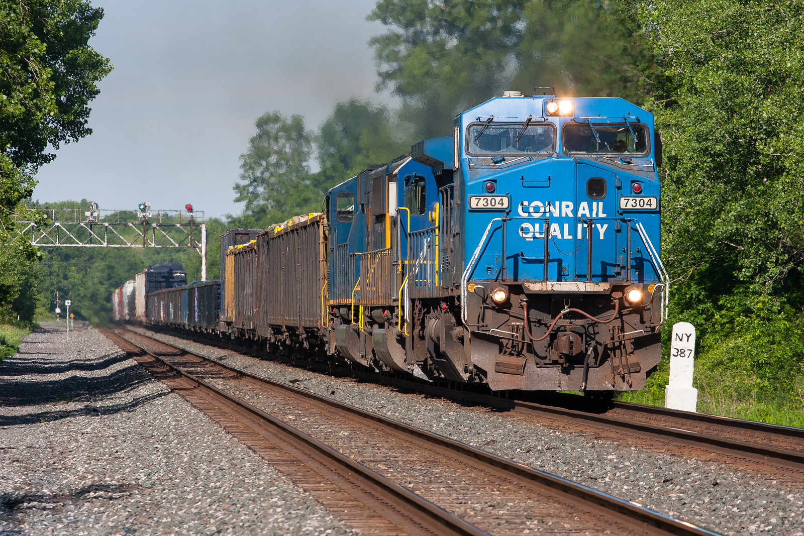 CSXT Q377 @ Churchville, NY