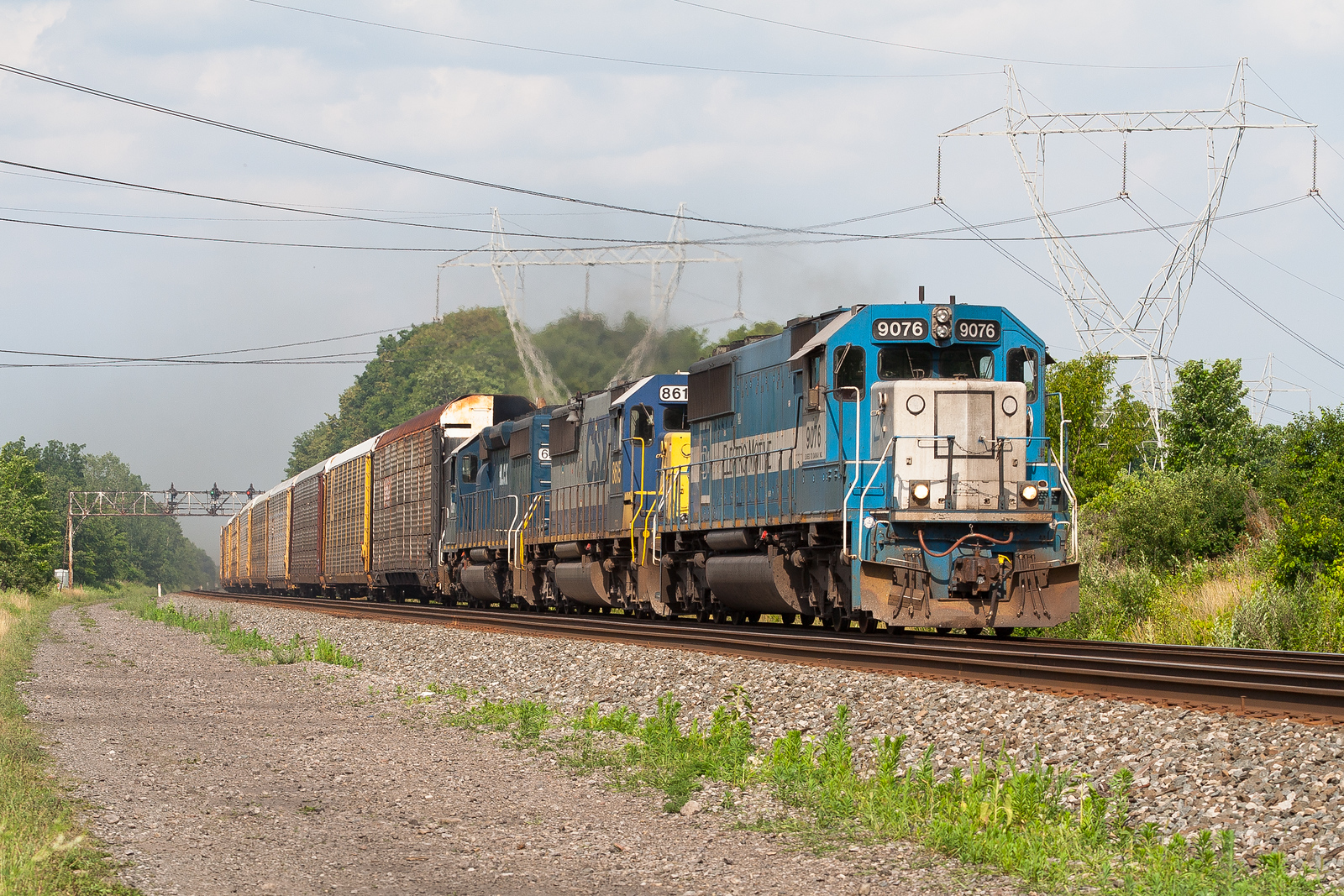 CSXT Q285 @ Bergen, NY